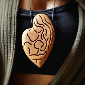 Wooden Teether Necklace Mom Necklace Exclusive Breastfeeding Necklace Baby Gift